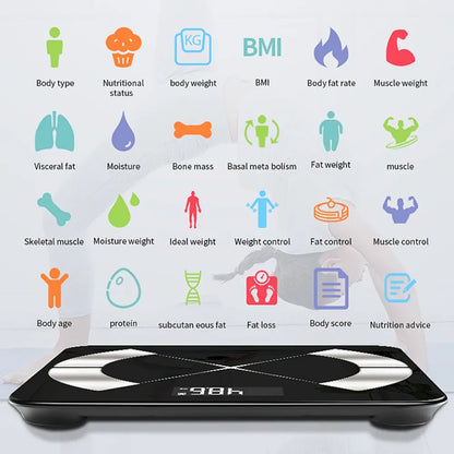 Bluetooth LED Weighing Scale