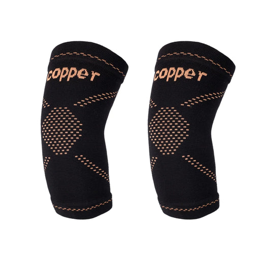 Copper Elbow Compression Sleeve 1 Pair Elbow Brace for Tendonitis and Tennis Elbow for WomenTennis Elbow Brace Fit for MenElbow Sleeves for WeightliftingArm SupportTennis Elbow ReliefCubital TunnelGolfers Elbow